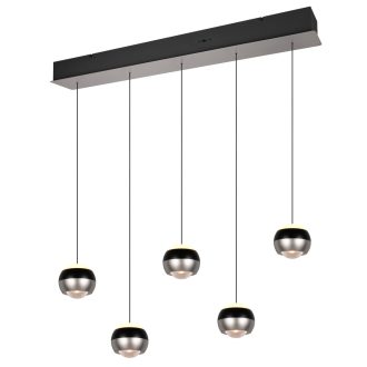   Trio 344410507 Orbit 100x80-200cm, lehúzható, fényerőszabályzós, 2300/3000/4000K 5x960lm függesztett lámpa