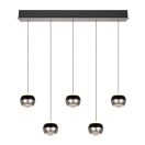 Trio 344410507 Orbit 100x80-200cm, lehúzható, fényerőszabályzós, 2300/3000/4000K 5x960lm függesztett lámpa