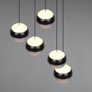 Trio 344430507 Orbit 30x80-200cm, lehúzható, fényerőszabályzós, 2300/3000/4000K 5x960lm függesztett lámpa