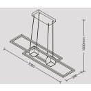 Trio 347710432 Albany függeszték