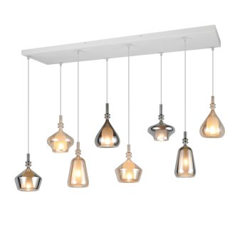 Trio 349400817 Aldea 8xE14 függesztett lámpa