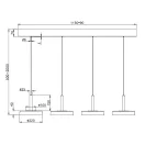 Trio 354910465 Celeste függeszték