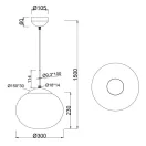 Trio 363100108 Fomento függeszték