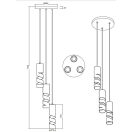 Trio 364030332 Stream függeszték