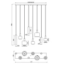 Trio 364100832 Mataro függeszték