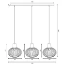 Trio 365700366 Gila függeszték