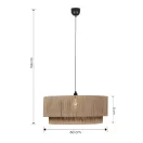 Trio 366890136 Smilla 60x150cm, 1xE27, függesztett lámpa