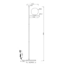 Trio 402000108 Pure álló lámpa