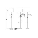 Trio 403900211 Hotel olvasókaros álló lámpa