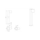 Trio 404260142 Roya kültéri álló lámpa