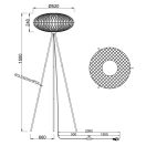 Trio 412300136 Hedda álló lámpa