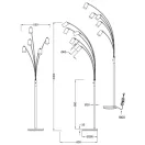 Trio 412400507 Marley álló lámpa