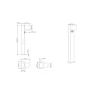 Trio 414260142 Roya kültéri álló lámpa