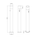 Trio 422260142 Hoosic kültéri álló lámpa