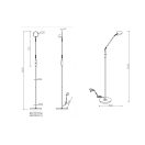 Trio 423310108 Monza álló lámpa