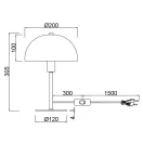 Trio 506200132 Nola asztali lámpa