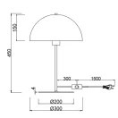 Trio 506290131 Nola komód lámpa