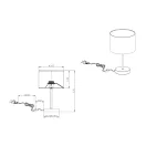 Trio 508200179 Hostel éjjeli lámpa