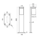 Trio 511660132 Ardila kültéri álló lámpa