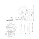 Trio 514110102 Treasure éjjeli lámpa