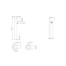 Trio 514260142 Roya kültéri álló lámpa