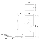 Trio 514300230 Tailor komód lámpa