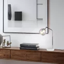 Trio 516900106 Paxton 1xE14, 45x14cm, vezetékes kapcsolós asztali lámpa