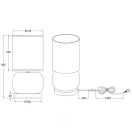 Trio 517800115 Elio éjjeli lámpa