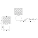 Trio 518900101 Vina éjjeli lámpa