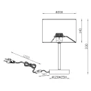 Trio 519000144 Julieta éjjeli lámpa