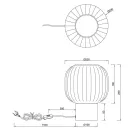 Trio 519800108 Diva éjjeli lámpa