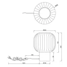 Trio 519800132 Diva éjjeli lámpa