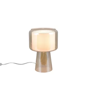 Trio 519900113 Rocka 1xE14, üveg asztali lámpa