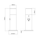 Trio 522260132 Hoosic kültéri álló lámpa