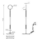 Trio 523310131 Monza íróasztali lámpa
