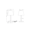 Trio 525490107 Emerald éjjeli lámpa