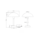 Trio 525790107 Donna éjjeli lámpa