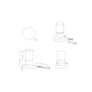 Trio 529690100 Cristo éjjeli lámpa