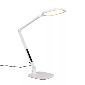   Trio 535810131 Servo 1400lm, 3000/4200/6500K, fényerőszabályzós, talpas/satus íróasztali lámpa