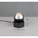 Trio 544410107 Orbit 14x10cm, érintőkapcsolós, fényerőszabályzós, 2300/3000/4000K 500lm éjjeli lámpa