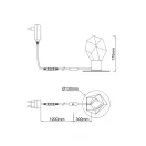 Trio 554510106 Verano 17x13cm, 800lm, fényerőszabályzós, 2300/3000/4000K asztali lámpa