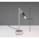 Trio 555310107 Ikaris 50x22cm, érintőkapcsolós, fényerőszabályzós, 450lm, 2300/3000/4000K asztali lámpa