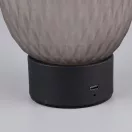 Trio 564210154 Facette 20,5x11,8cm, 140lm, 3000K, akkumulátoros, érintőkapcsolós, fényerőszabályzós asztali lámpa