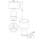 Trio 564990157 Tara éjjeli lámpa