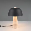 Trio 567800232 Timba 41x29cm, 2xE27, mészkő talpas asztali lámpa