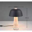 Trio 567800232 Timba 41x29cm, 2xE27, mészkő talpas asztali lámpa