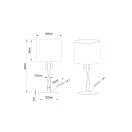 Trio 575310379 Nandor komód lámpa