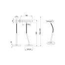 Trio 579790104 Curtis íróasztali lámpa