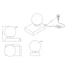 Trio 590100107 Davi éjjeli lámpa