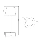 Trio 595700106 Luis éjjeli lámpa